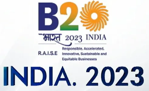 G20–B20 India Inception Meeting logo